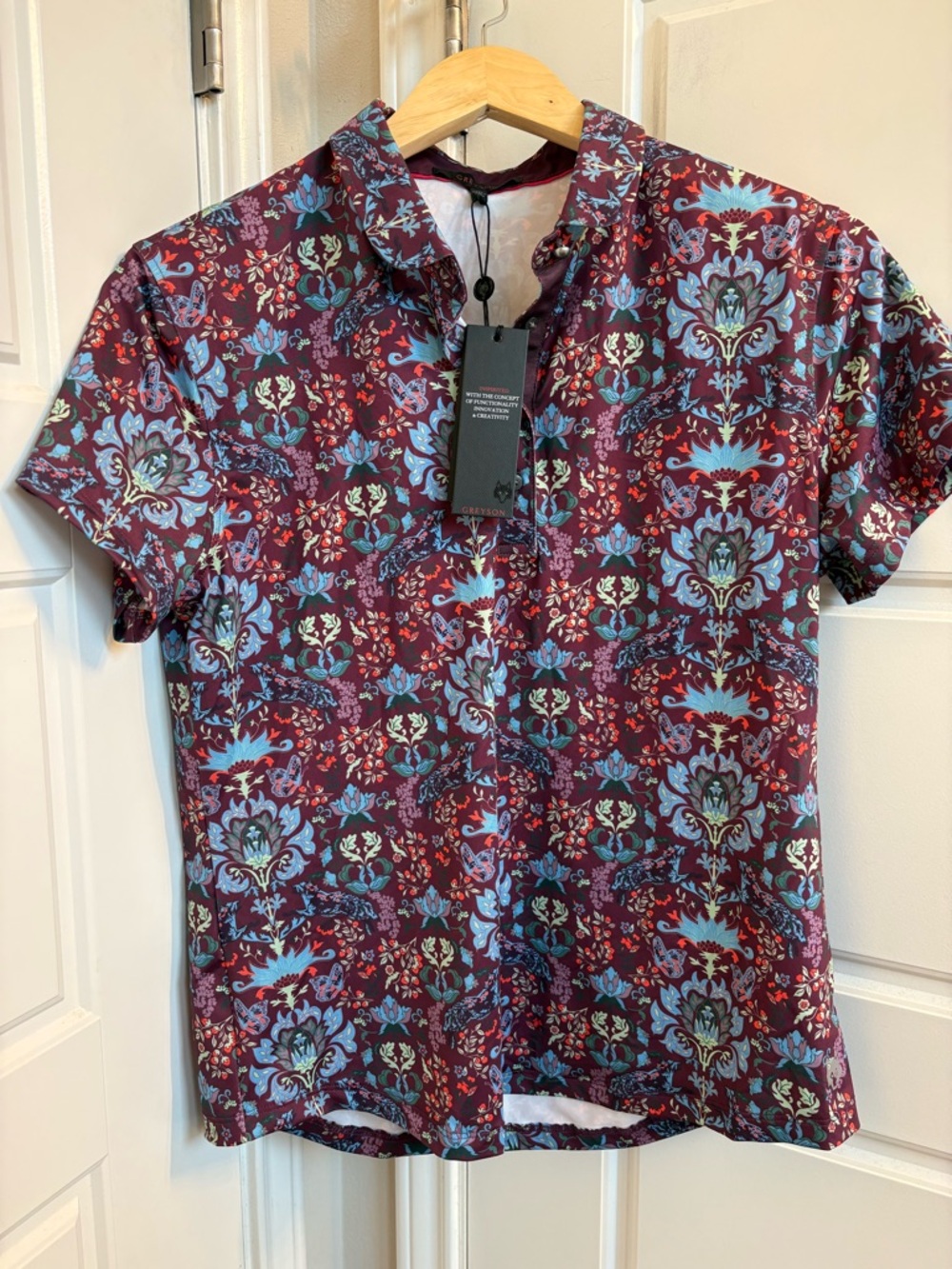 Greyson Le Vie En Rose Scarlett Polo Size Large